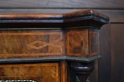 Victorian Walnut Bookcase / Display Cabinet SAI3302 - Image 5