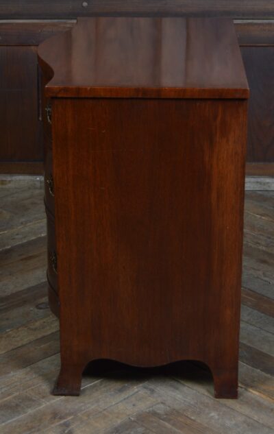 Edwardian Mahogany Serpentine Front Chest Of Drawers SAI3337 - Image 12