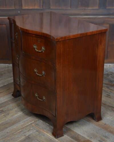 Edwardian Mahogany Serpentine Front Chest Of Drawers SAI3337 Antique Mahogany Furniture Antique Chest Of Drawers 15