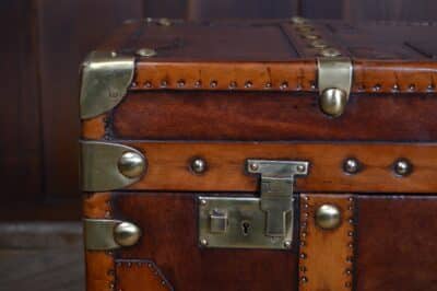Leather Officer’s Trunk SAI3324 trunk Antique Boxes 11