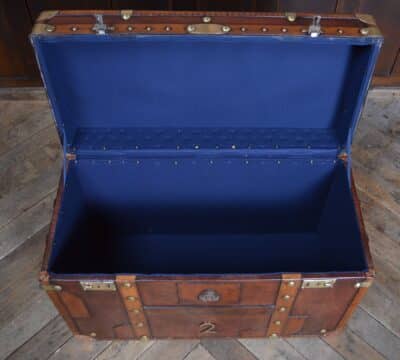 Leather Officer’s Trunk SAI3324 trunk Antique Boxes 13