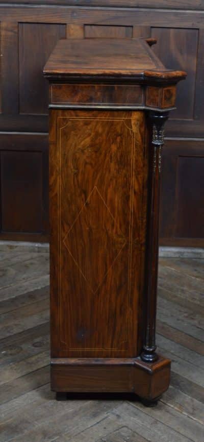 Victorian Walnut Bookcase / Display Cabinet SAI3302 - Image 16