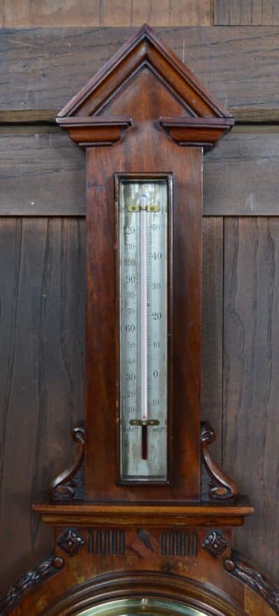 Mason & Sons Mahogany Aneroid Barometer SAI3339 Antique Barometers 5