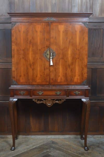Walnut Office Cabinet On Stand SAI3268