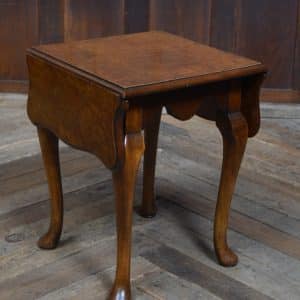 Edwardian Walnut Drop Leaf Table SAI3317 Antique extending dining table Antique Tables