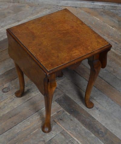 Edwardian Walnut Drop Leaf Table SAI3317 Antique extending dining table Antique Tables 5