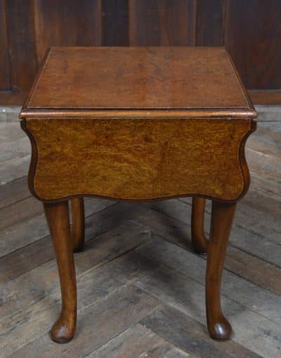 Edwardian Walnut Drop Leaf Table SAI3317 Antique extending dining table Antique Tables 7