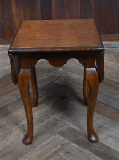 Edwardian Walnut Drop Leaf Table SAI3317 Antique extending dining table Antique Tables 8