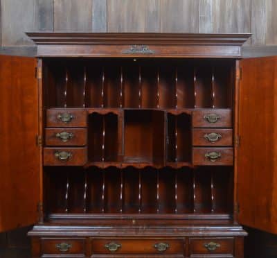 Walnut Office Cabinet On Stand SAI3268 Antique Cabinets 7