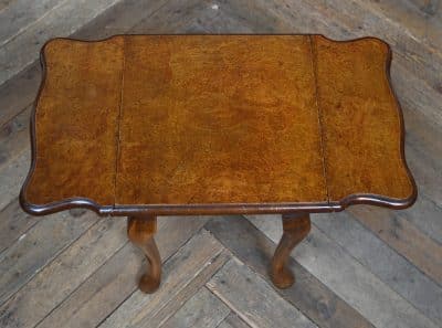 Edwardian Walnut Drop Leaf Table SAI3317 - Image 9