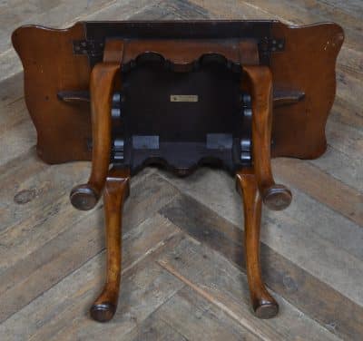 Edwardian Walnut Drop Leaf Table SAI3317 - Image 10