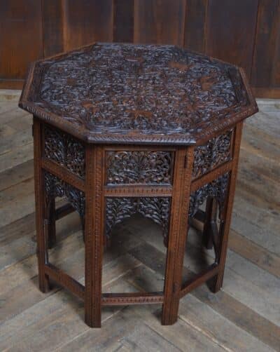 Islamic Octagonal Folding Occasional Table SAI3330 islamic Antique Tables 3