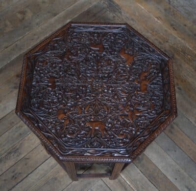 Islamic Octagonal Folding Occasional Table SAI3330 islamic Antique Tables 6