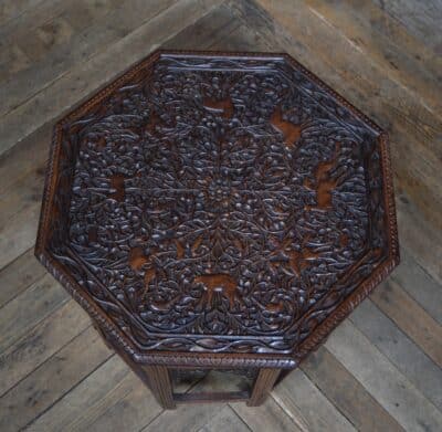 Islamic Octagonal Folding Occasional Table SAI3330 - Image 4