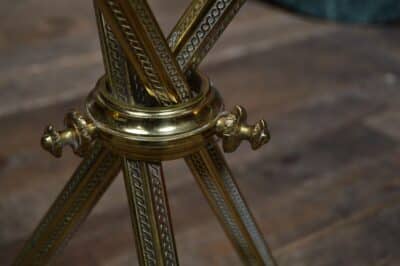 Edwardian Marble Top Table SAI3318 brass Antique Tables 11