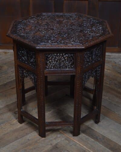 Islamic Octagonal Folding Occasional Table SAI3330 islamic Antique Tables 15