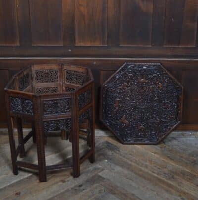 Islamic Octagonal Folding Occasional Table SAI3330 - Image 15