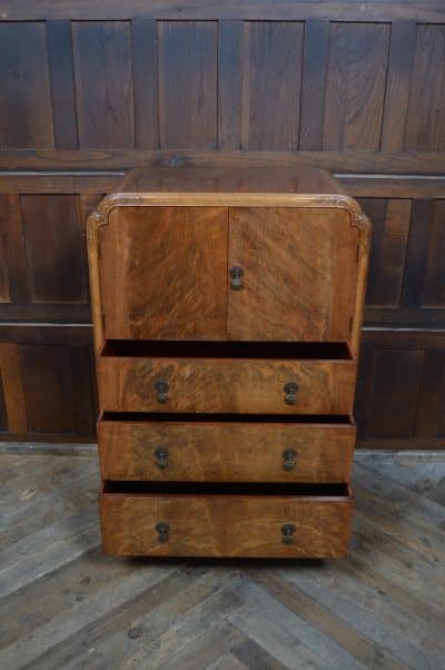 Walnut Tallboy SAI3320 Antique Antique Chest Of Drawers 8