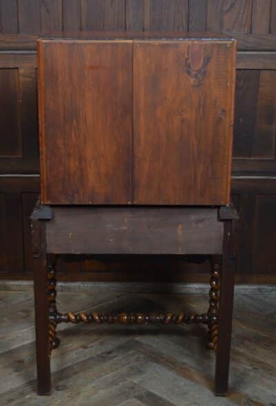 Jacobean Style Leather And Oak Cabinet SAI3331 - Image 14