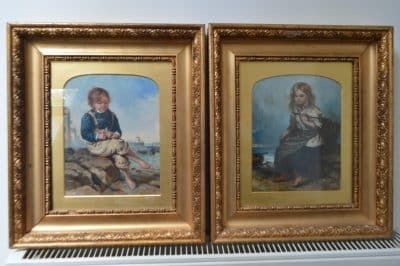 Pair John Mc Ghie (1867-1952) Scottish Antique Scottish paintings Antique Art 3