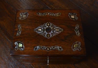 Victorian Rosewood Jewellery Box SAI3166 Antique Boxes 5