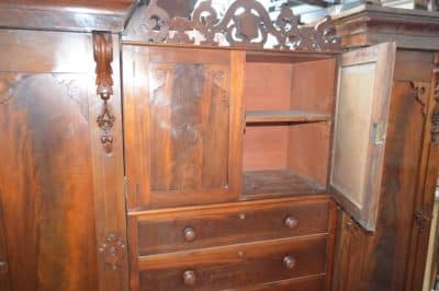 Victorian Combination wardrobe Antiques Scotland Antique Furniture 5