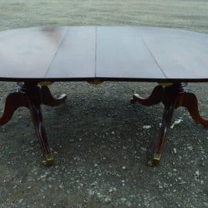George III D end dining table 18th century tables Antique Tables