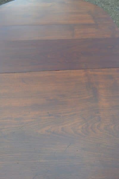 George III D end dining table - Image 4