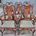 George II set of eight walnut dining chairs Antiques Scotland Antique Chairs
