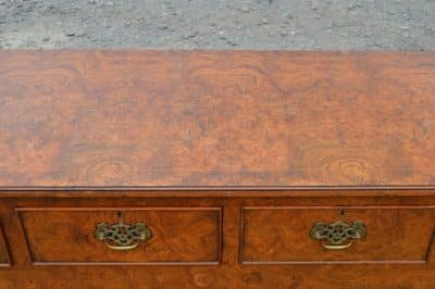 A mid 20th cent burr walnut dresser - Image 2
