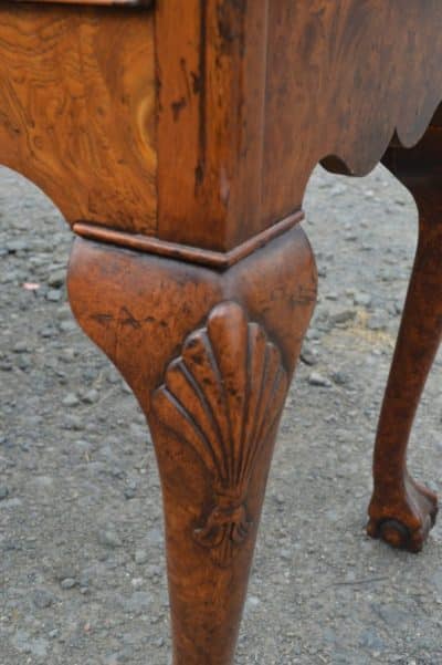 A mid 20th cent burr walnut dresser - Image 3