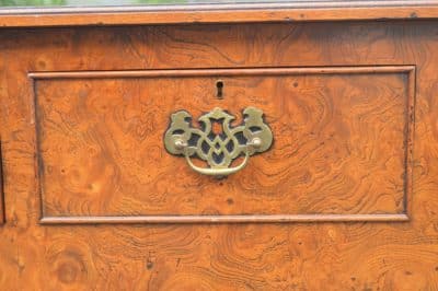 A mid 20th cent burr walnut dresser - Image 4