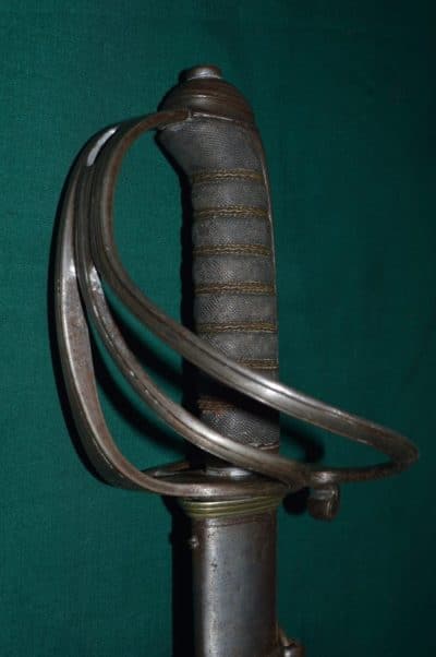 Rare Scottish basket hilt artillery sword Antique swords Antique Furniture 5