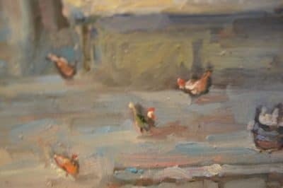 Large Oil painting of Venice. - Image 6