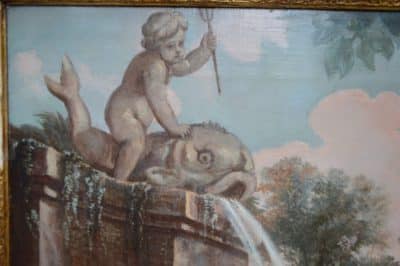 Huge 18th cent Old Master Oil painting 18th Cent Antique Art 8