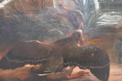 Huge 18th cent Old Master Oil painting - Image 8