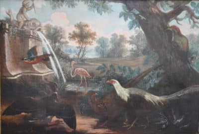 Huge 18th cent Old Master Oil painting 18th Cent Antique Art 11