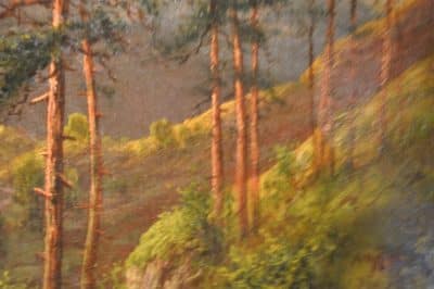 A De Breanski. Highlands oil painting. - Image 7