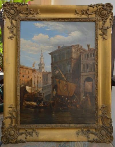 Early 19th century Venice scene Antiques Scotland Antique Art 3