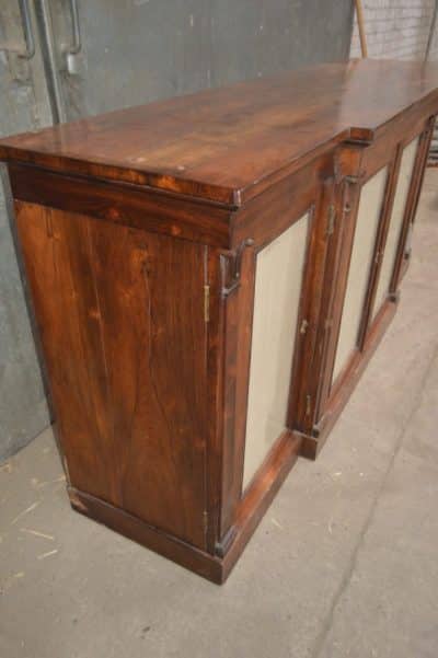 Regency rosewood four door breakfront sideboard 19th century Antique Sideboards, Dressers. 5