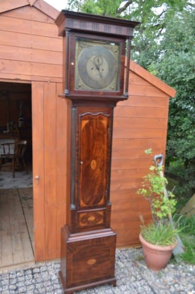 18th cent mahogany longcase clock (Dublin)