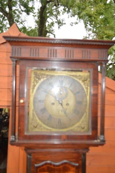 18th cent mahogany longcase clock (Dublin) 18th century Irish clocks Antique Clocks 6