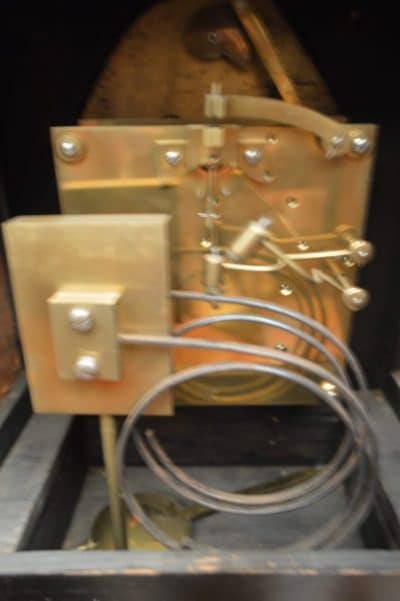 Victorian Ebony and gilt bracket clock - Image 7