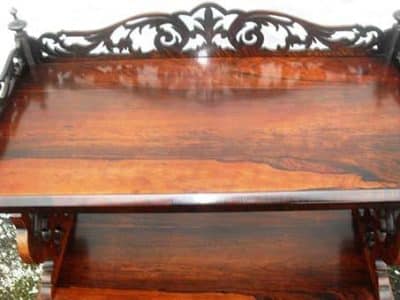 Victorian Rosewood Whatnot 19th century Antique Furniture 4