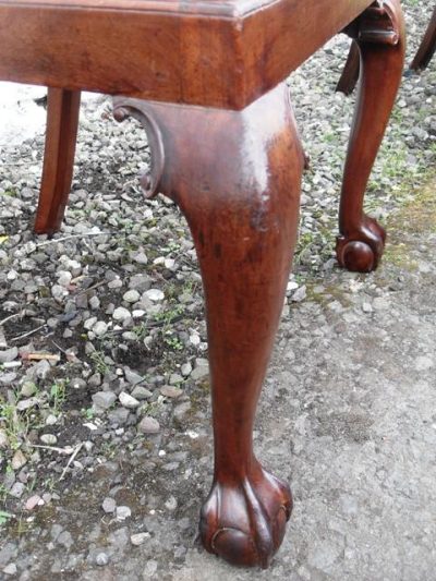SOLD . Set eight Victorian mahogany Chippendale dining chairs - Image 5