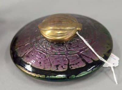 Rare Loetz inkwell circa 1900s Antiques Scotland Collectors Glass 4