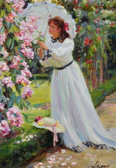 Sold Alexander Averin Oil painting (b1952) Russian. Alexander Averin Antique Art 3