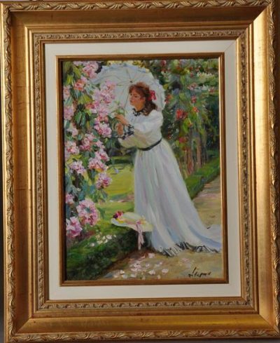 Sold Alexander Averin Oil painting (b1952) Russian. Alexander Averin Antique Art 4