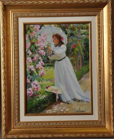 Sold Alexander Averin Oil painting (b1952) Russian. - Image 2