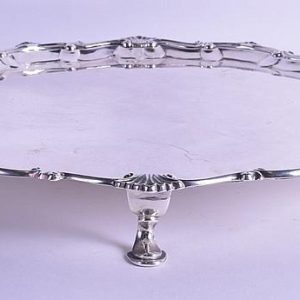 SOLD  Georgian scalloped silver salver, (Circa; 1768) Antiques Scotland Bronzes Silver Metals 3
